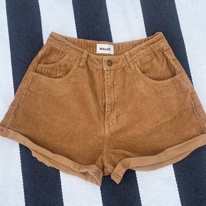 Rollas high waisted corduroy short